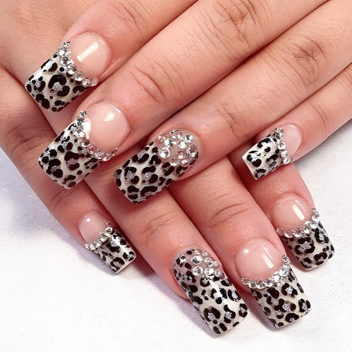 Decorative Nail Art With Crystal Accents Stornfield