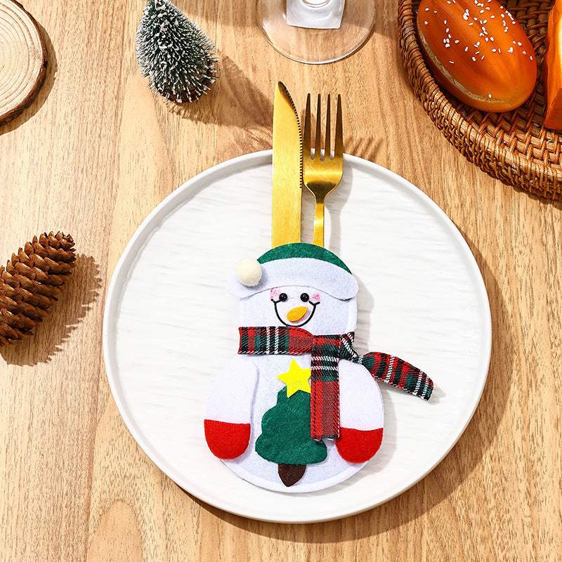 Funny Snowman Cutlery Holder Stornfield