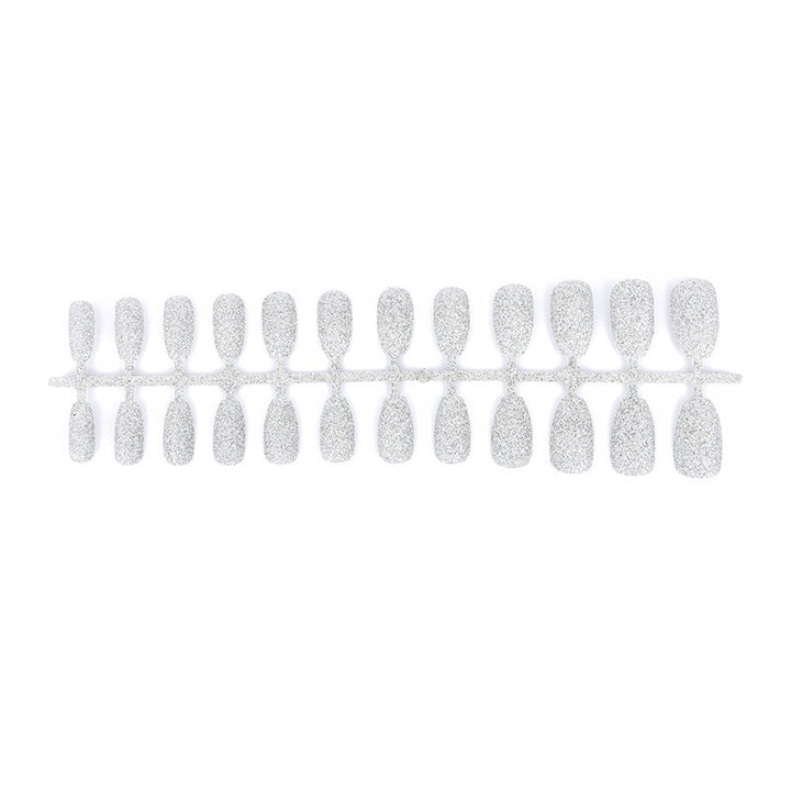 Glamorous artificial nails with sparkling glitter Stornfield