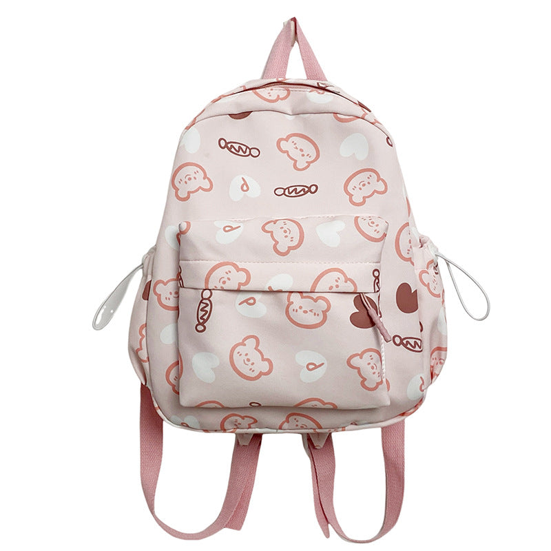 Cute Character Print School Backpack Stornfield