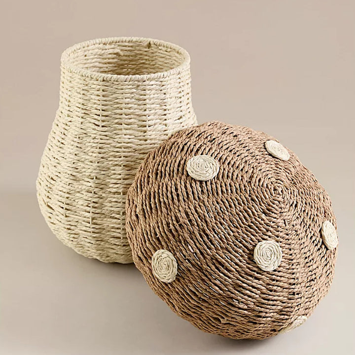 Playful storage basket in mushroom design Stornfield