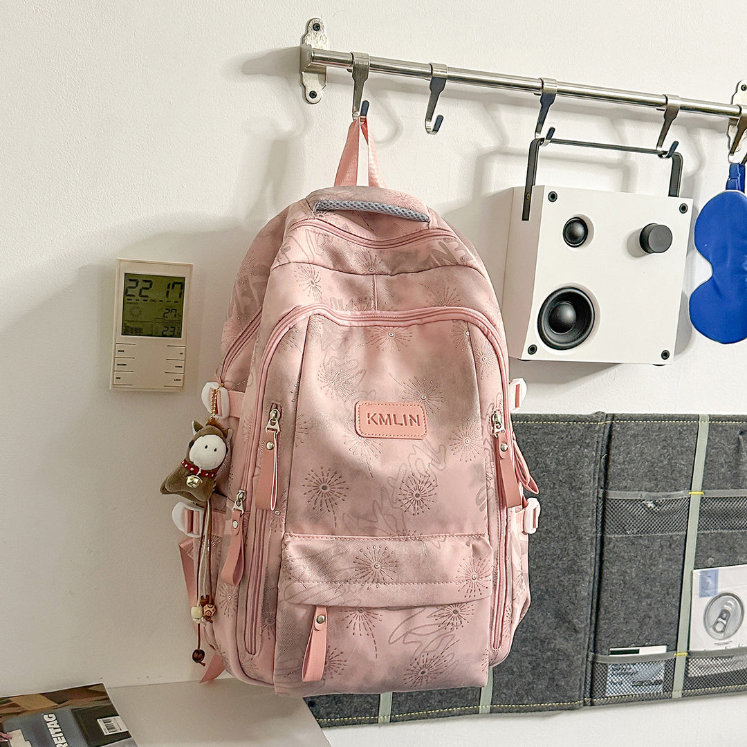 Versatile Floral-Embroidered Backpack Stornfield
