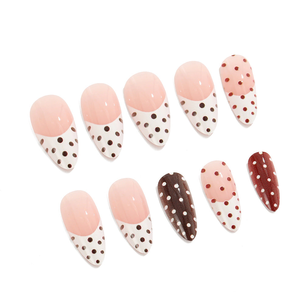 Creative Art Nails in Modern Polka Dot Design Stornfield