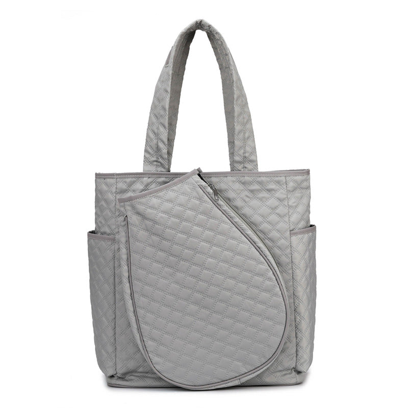 Quilted Multi-Pocket Tote Bag Stornfield
