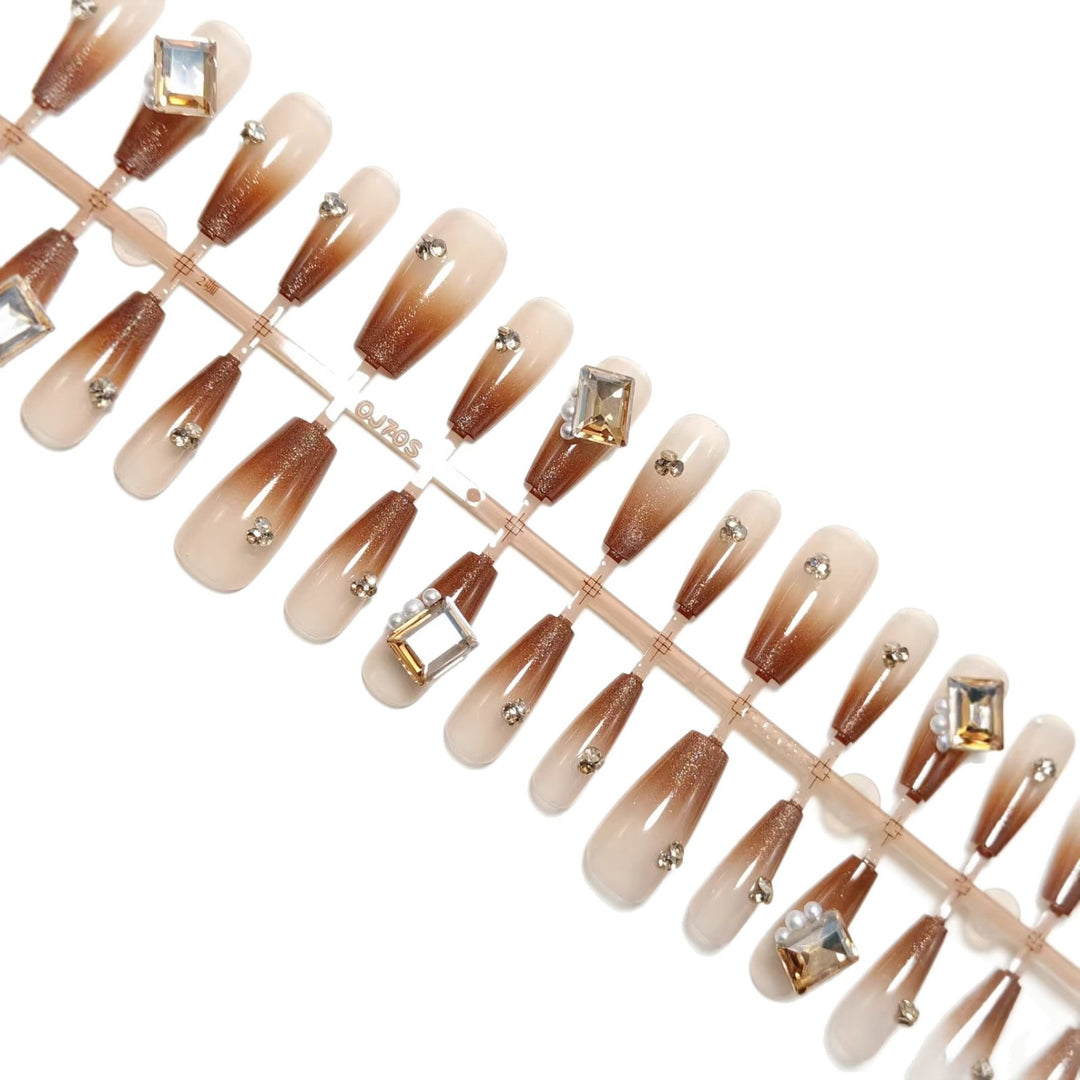 Glamorous Art Nails In The Elegant Ombre Design Stornfield