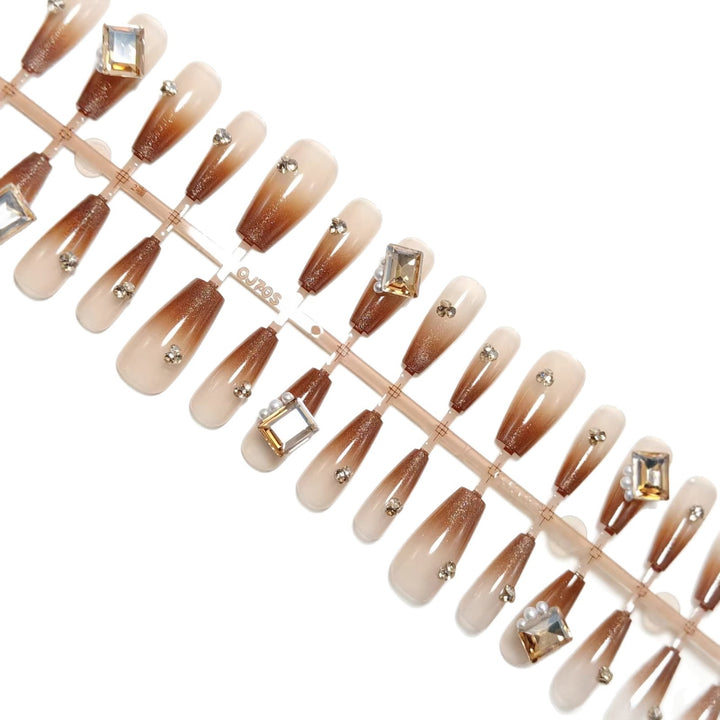 Glamorous Art Nails In The Elegant Ombre Design Stornfield