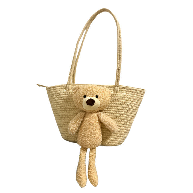 Women's handbag with cute cuddle bear accent Stornfield