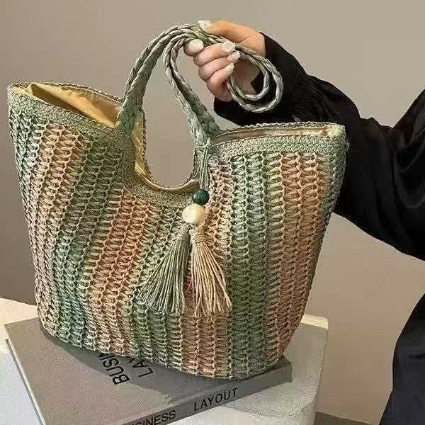 Large Hand-Knotted Shopper Stornfield