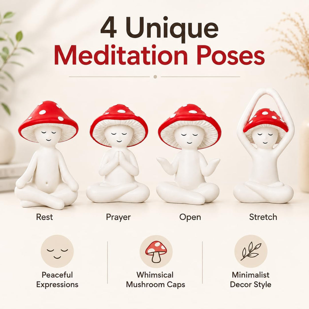 Playful Zen Garden Decor Figure Set Stornfield