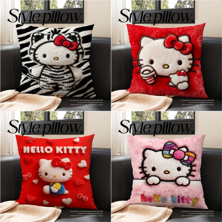 Cute Character-Themed Decorative Cushion