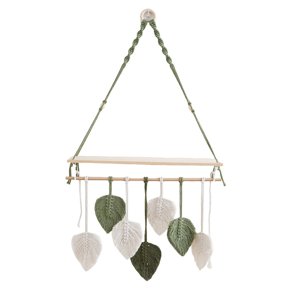 Bohemian Macrame Hanging Shelf Stornfield