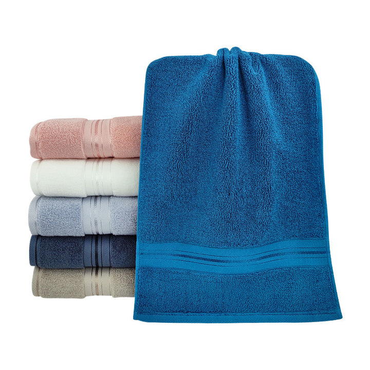 Premium Terry Bath Towel With Elegant Striped Border Stornfield