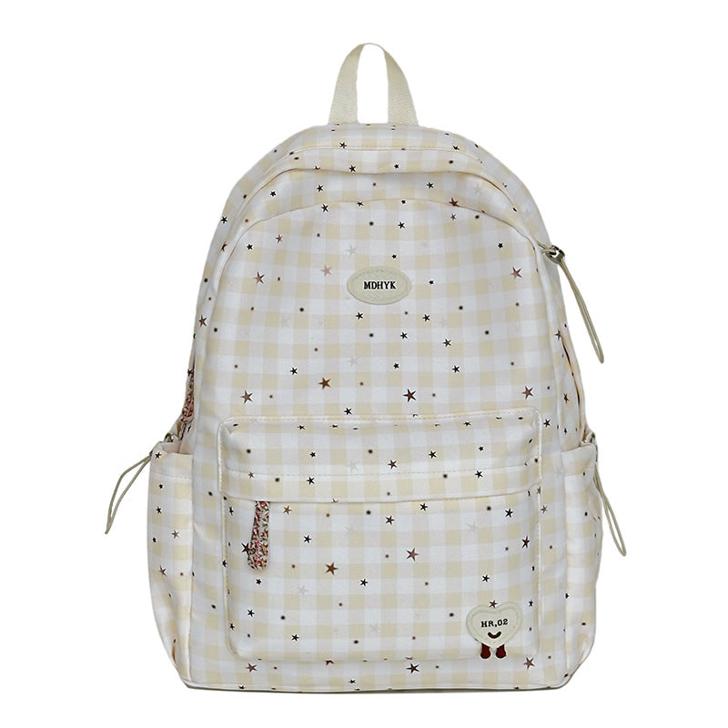Stylish Checkered Mini Backpack Stornfield