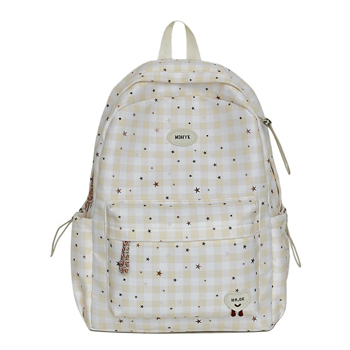 Stylish Checkered Mini Backpack Stornfield