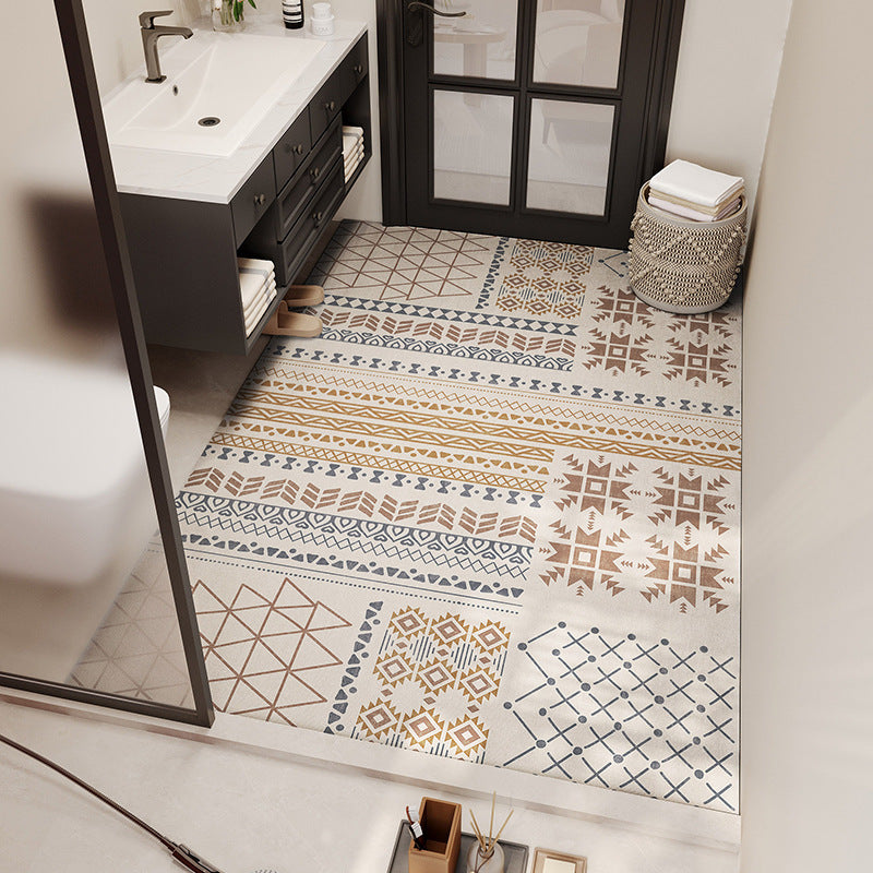 Tribal Pattern Bathroom Mat Stornfield