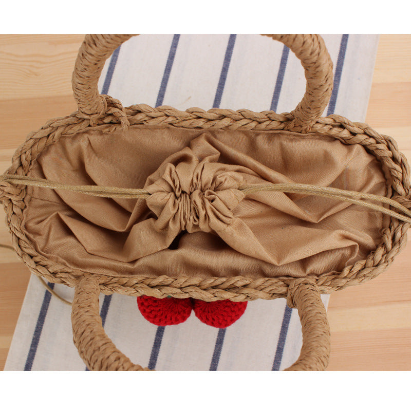 Handbag in Unique Cherry Design Stornfield