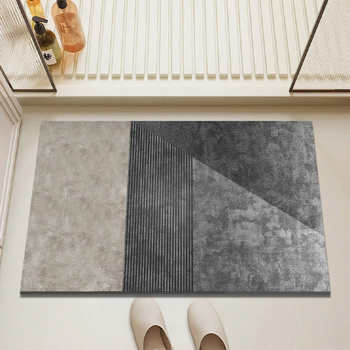 Modern Textured Bathroom Mat
