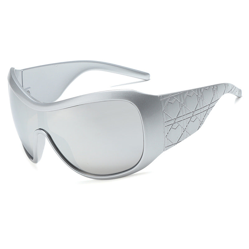 Men's Sporty Wraparound Sunglasses Stornfield