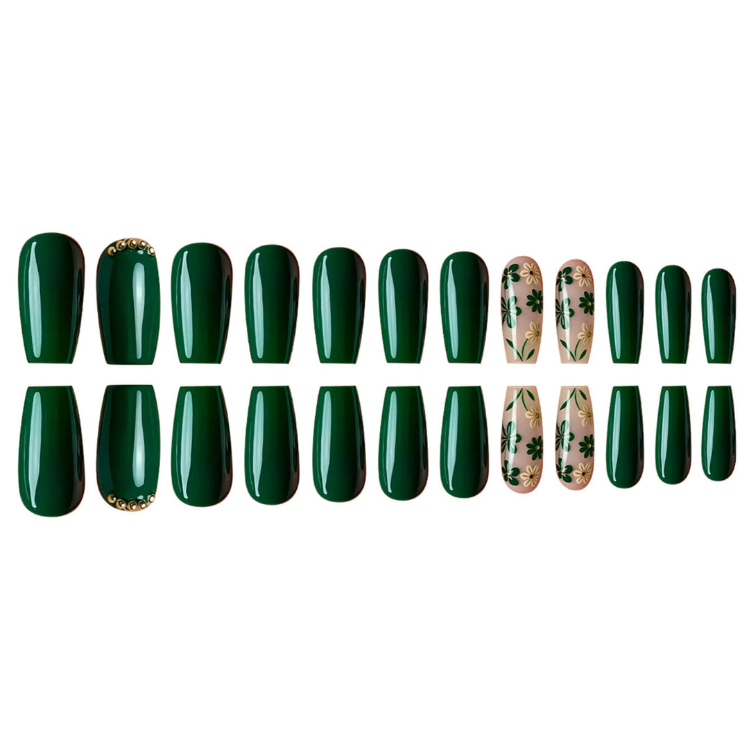 Botanical Nail Art Press-On Set Stornfield