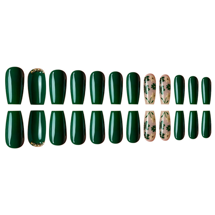 Botanical Nail Art Press-On Set Stornfield