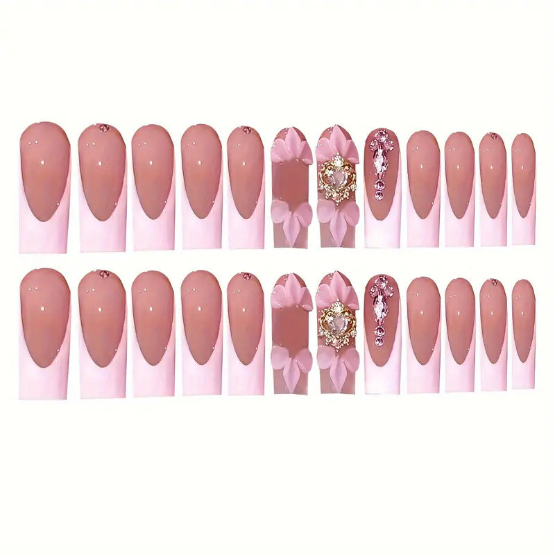 Floral Bohemian Press-On Nail Art Stornfield