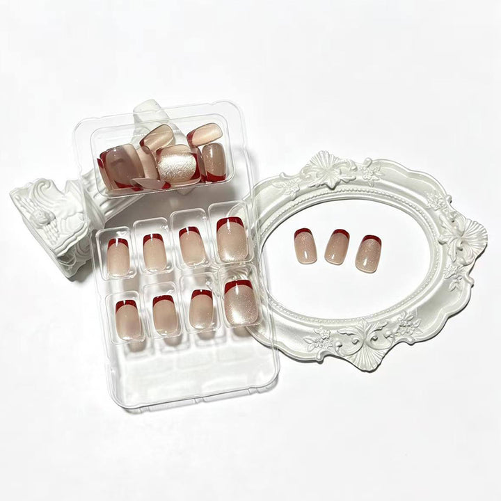Elegant French Tip Nail Art Set Stornfield