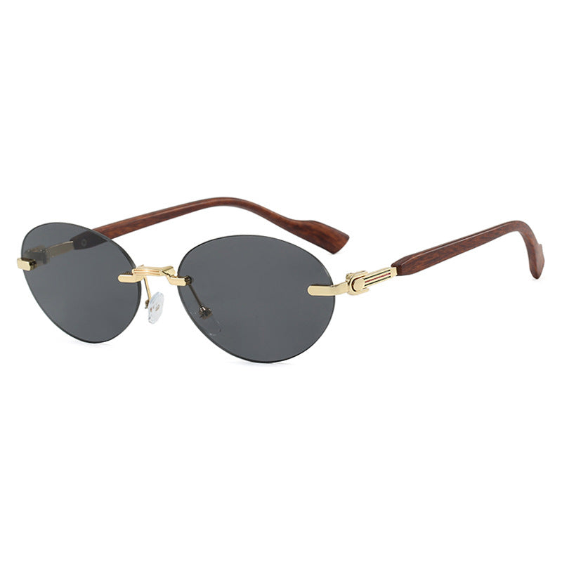 Women's fashionable sunglasses in elegant retro style with high-quality lenses and wooden details Stornfield