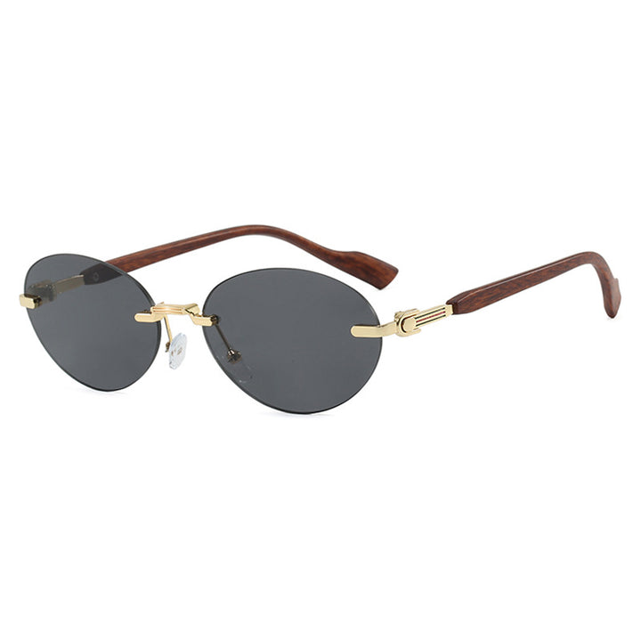 Women's fashionable sunglasses in elegant retro style with high-quality lenses and wooden details Stornfield