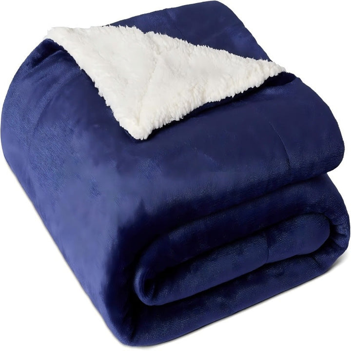 Reversible Plush Sherpa Blanket Stornfield