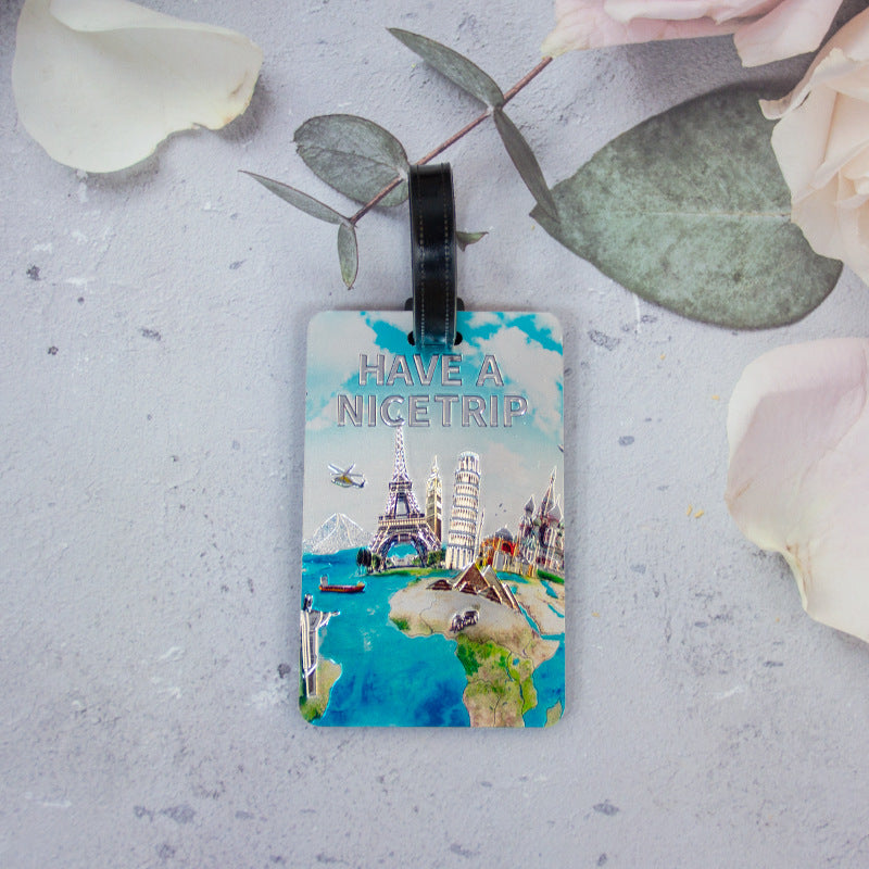 Artistic Travel Luggage Tag Stornfield