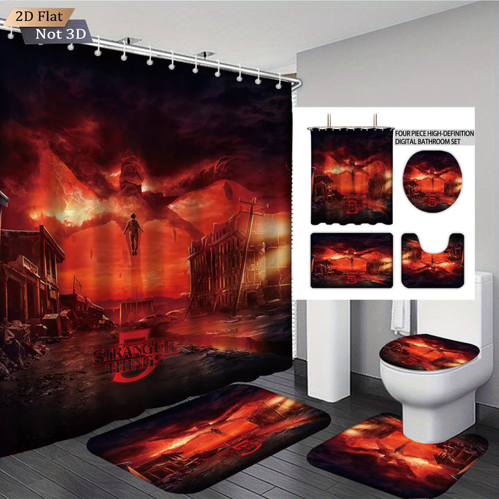 Stranger Things Adventure-Themed Digital Bathroom Set Stornfield