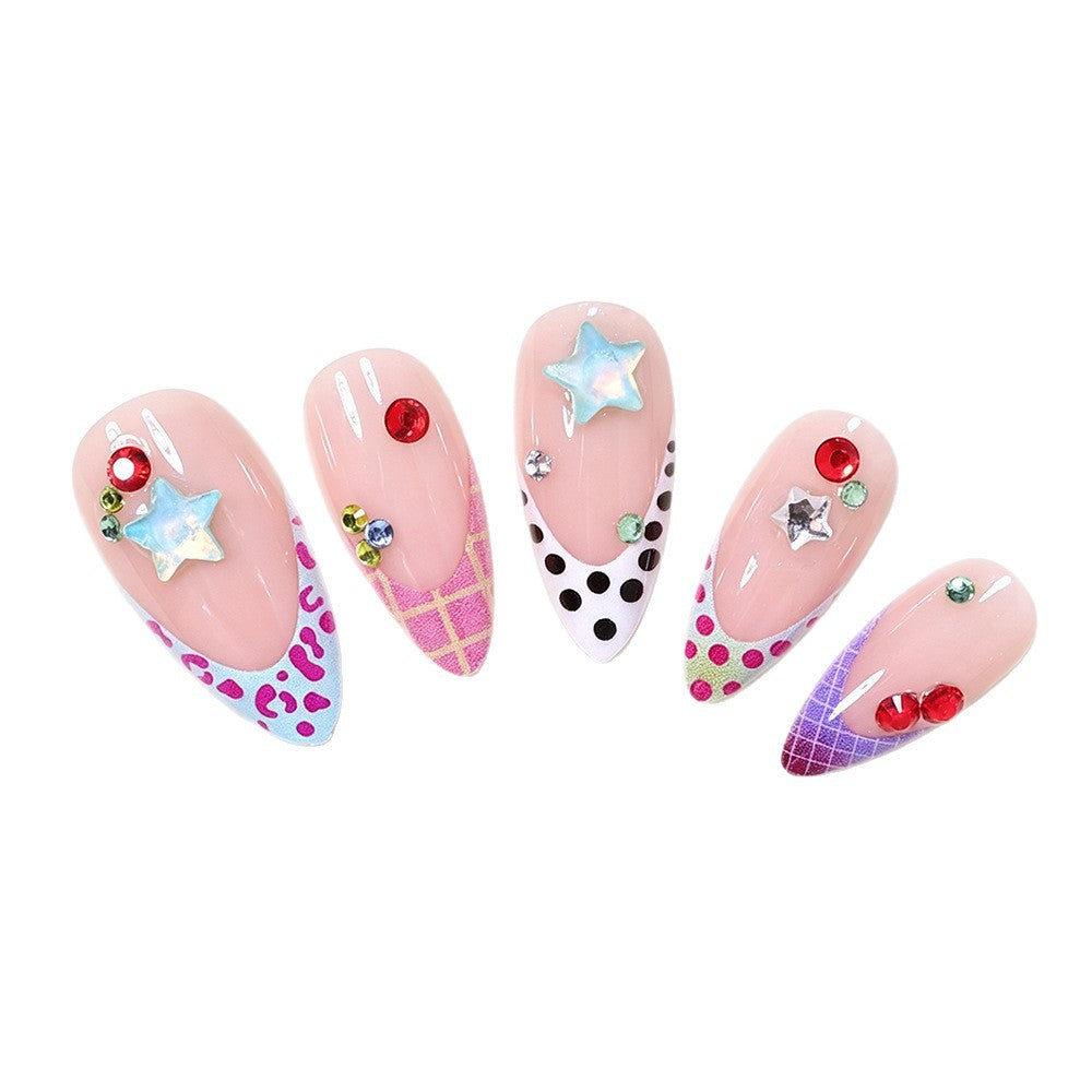 Artistic Themed Press-On Nail Set Stornfield