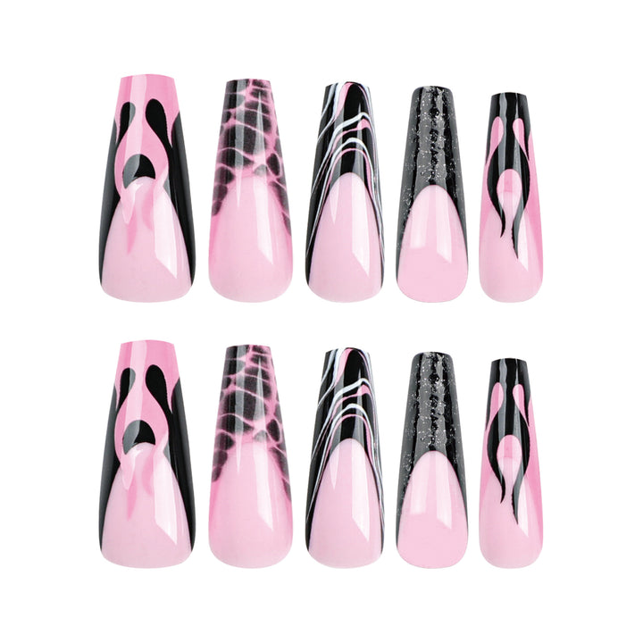Artistic stiletto nails in modern design Stornfield