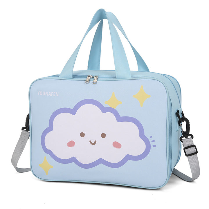 Adorable Cat Print Messenger Bag