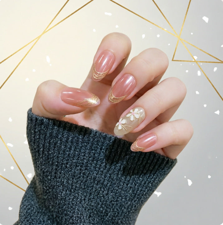 Artificial nails with floral design Stornfield