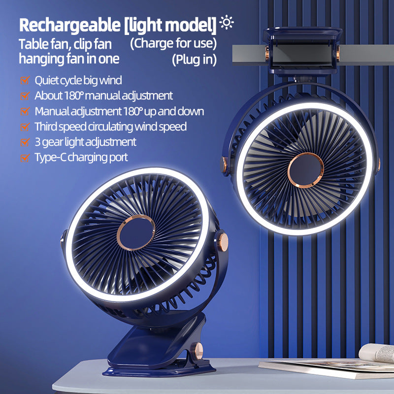 Unisex Versatile Clip-On Table Fan Stornfield