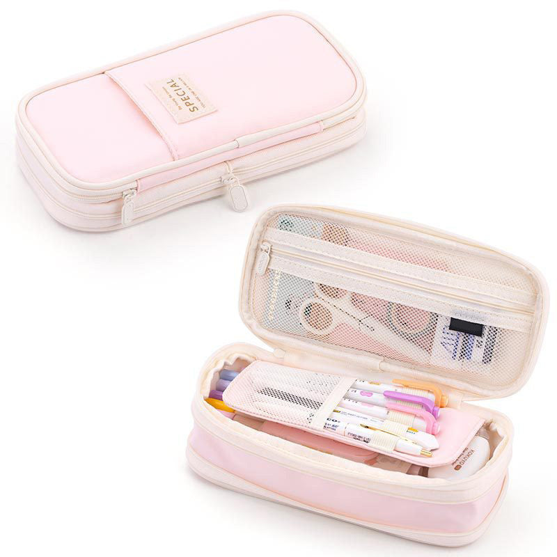 Multi-Compartment Travel Stationery Case