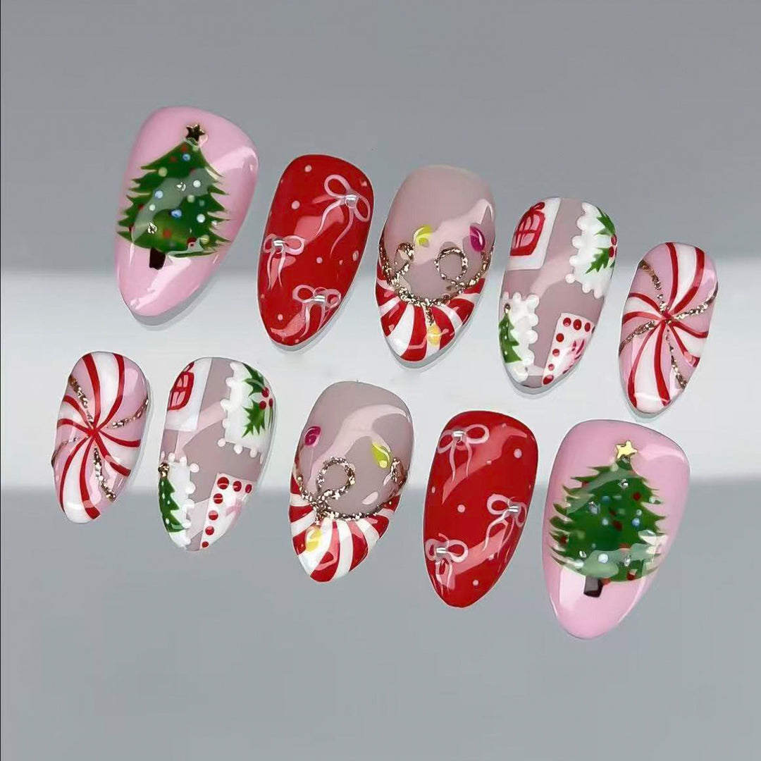 Artfully Designed Christmas Art Nails Stornfield
