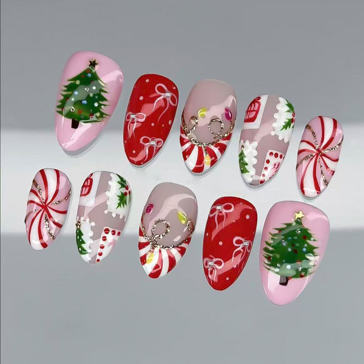 Artfully Designed Christmas Art Nails Stornfield