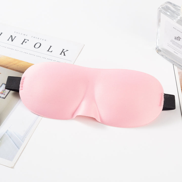 Unisex nan anatomically shaped sleep mask with formed eye sockets, lightweight foam core, and elastic comfort band Stornfield