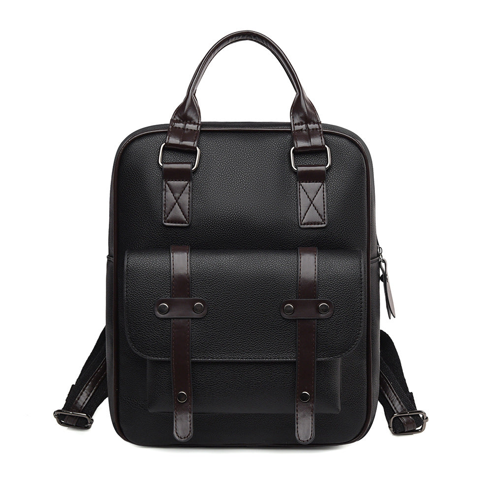 Structured Leather Backpack Stornfield