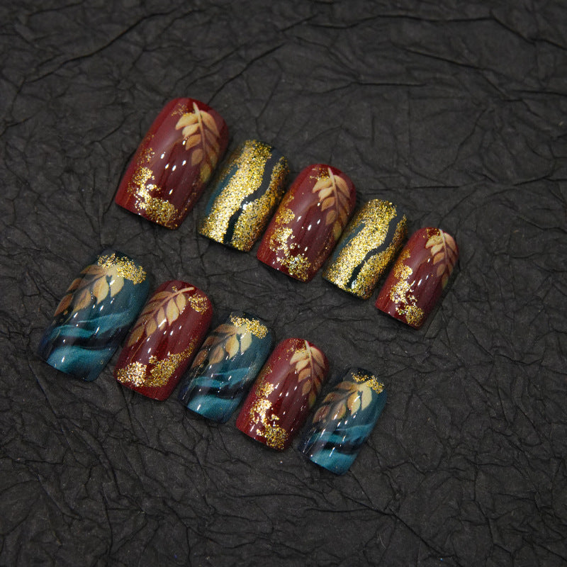 Premium Decorative Press-On Nail Set