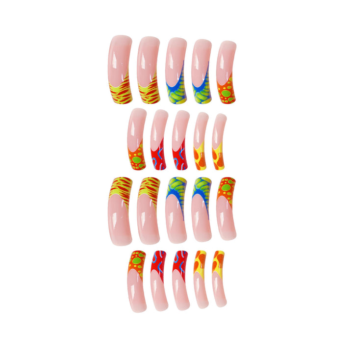 Glamorous 3D Long Stiletto Press-On Nails Stornfield