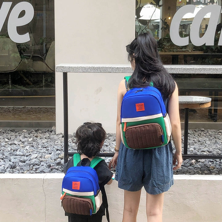 Color-Block Casual Backpack Stornfield