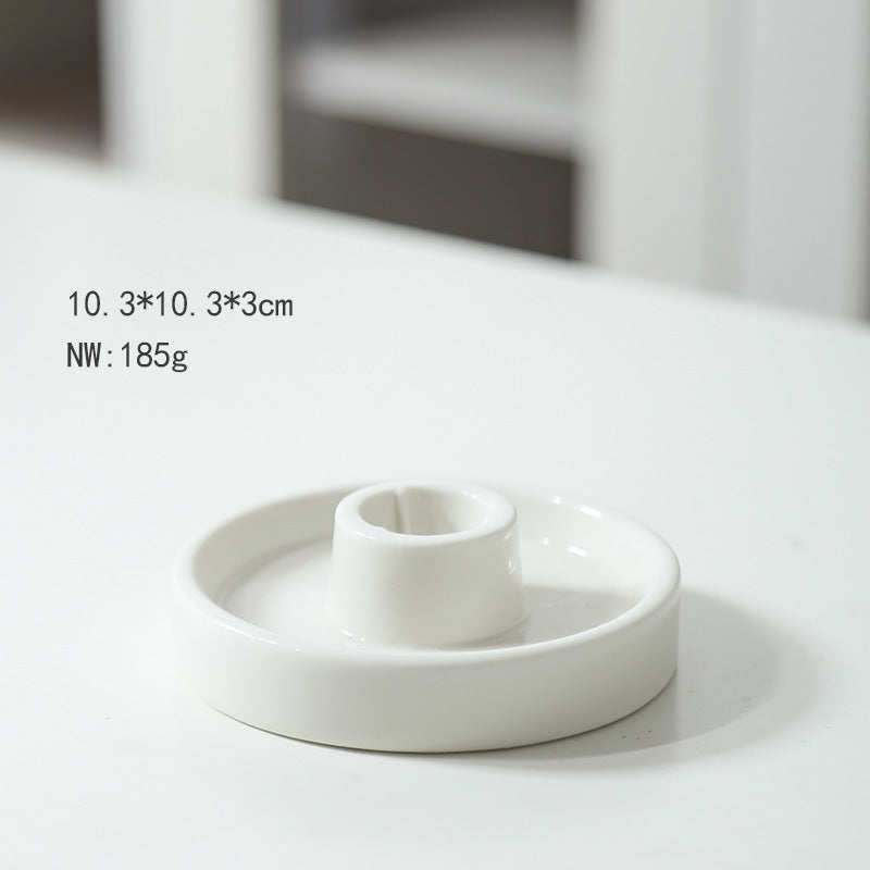 Minimalist Ceramic Candle Holder Stornfeild