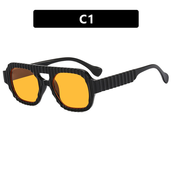 Women's geometric sunglasses with sophisticated structural design Stornfield