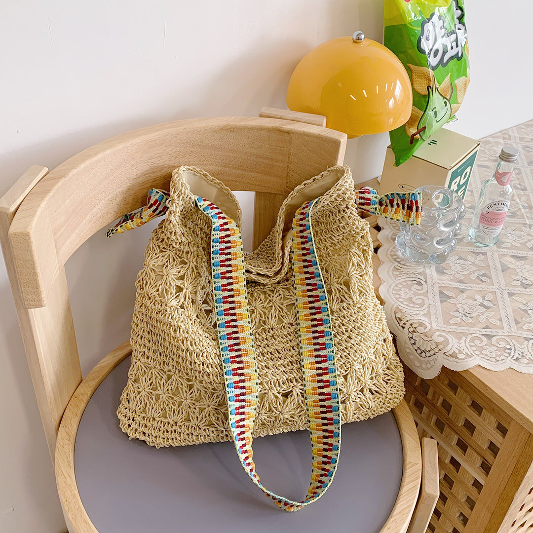 Handcrafted Straw Tote Bag