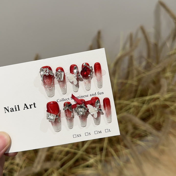 Luxury Decorative Press-On Nail Art Set