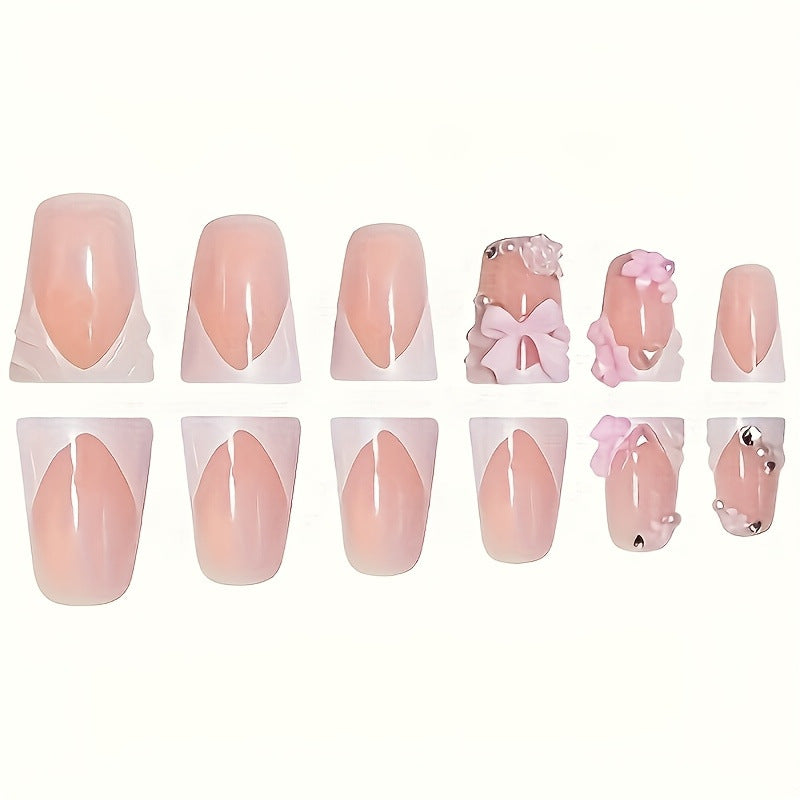 Artistic Floral Press-On Nail Extensions Stornfield