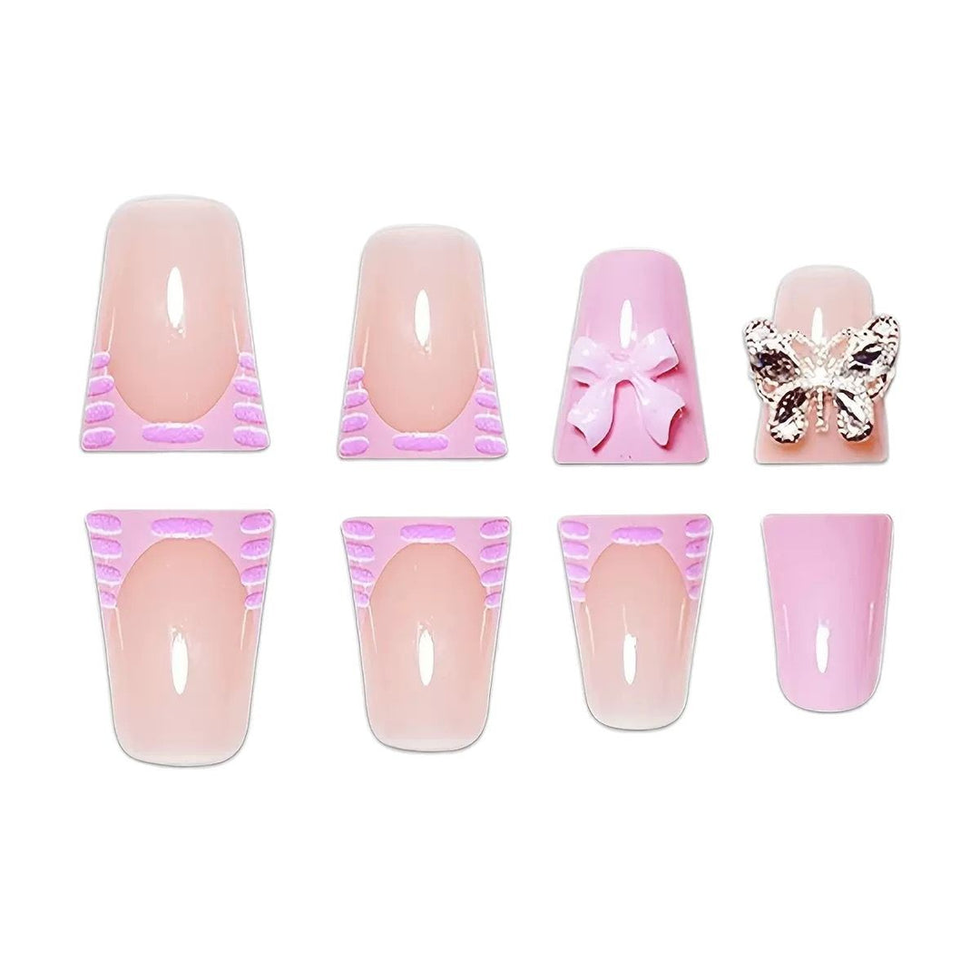 3D Floral Press-On Nail Art Set Stornfield